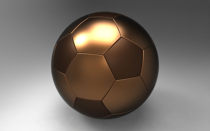 Parametric football ball model Free 3D model_2