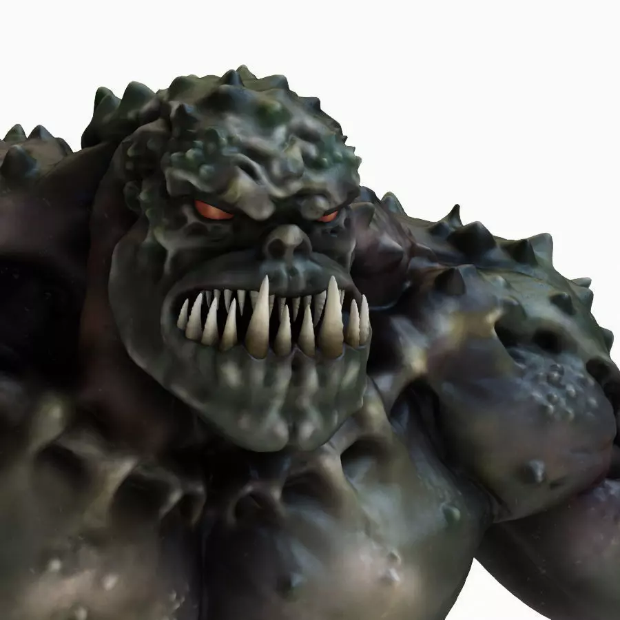 Green Wolverine Monster 3D model