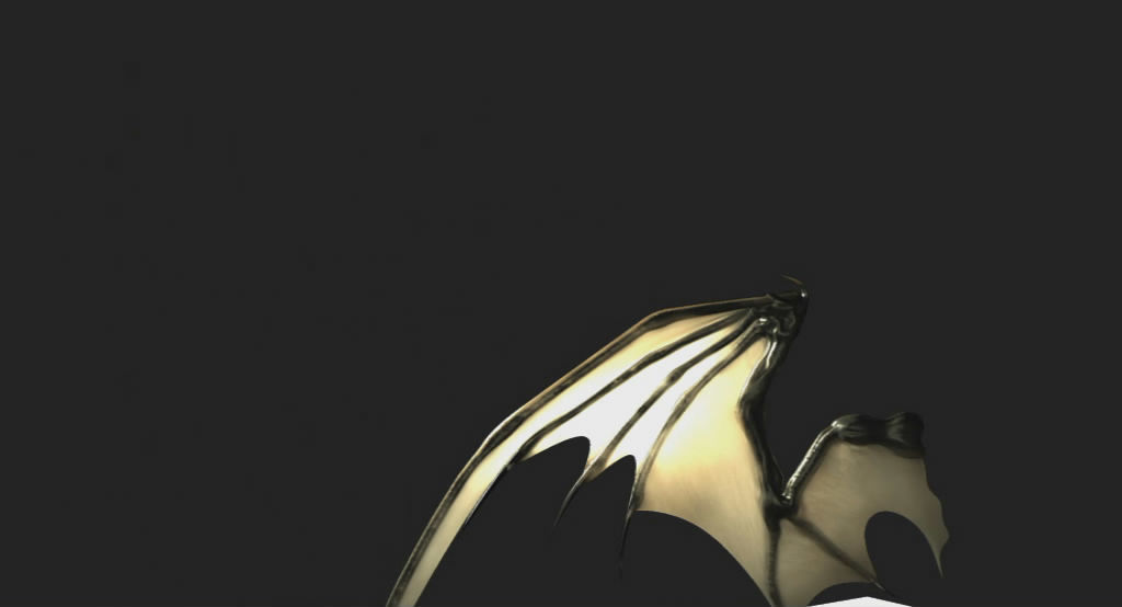 Bat Wing Rigged 3D model_1