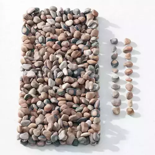 Pebble color canyon river