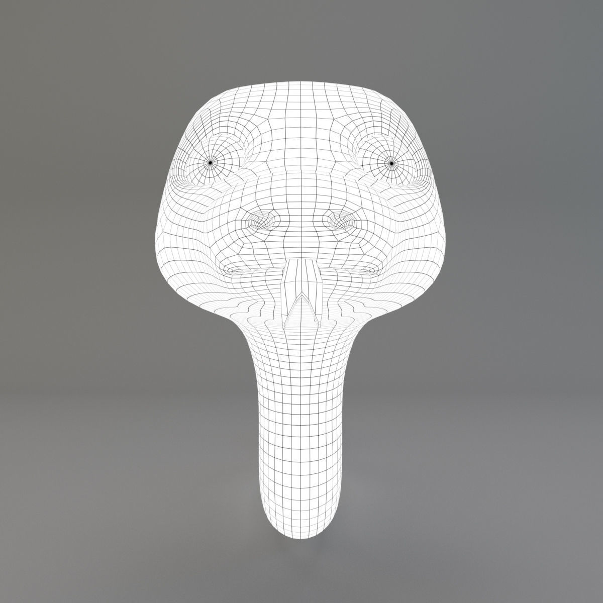 Cartoon Snake 3D model_8