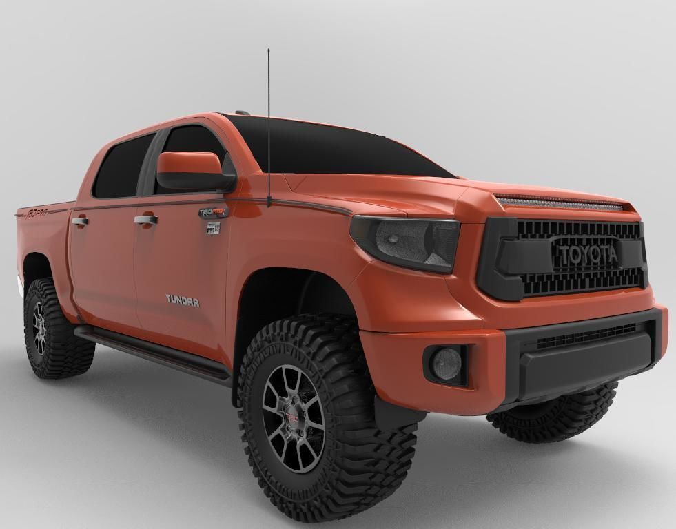 3d Model 2018 Toyota Tundra Trd Pro Edition Cgtrader
