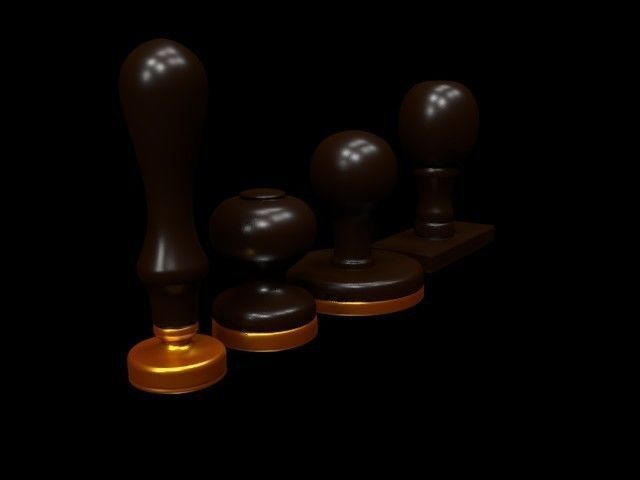 Stamps 3D model_4