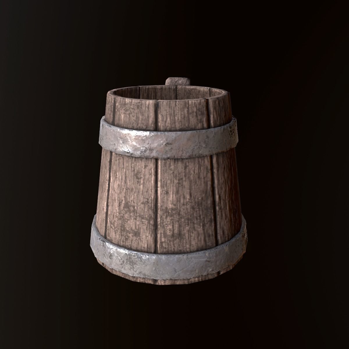 Tankard Mug Cup - PBR Game Ready Low-poly 3D model_4
