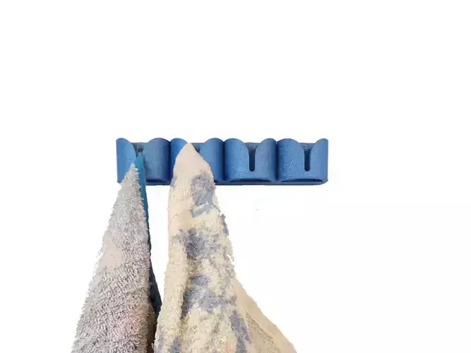 Flannel Grip wall mounted 3D print model