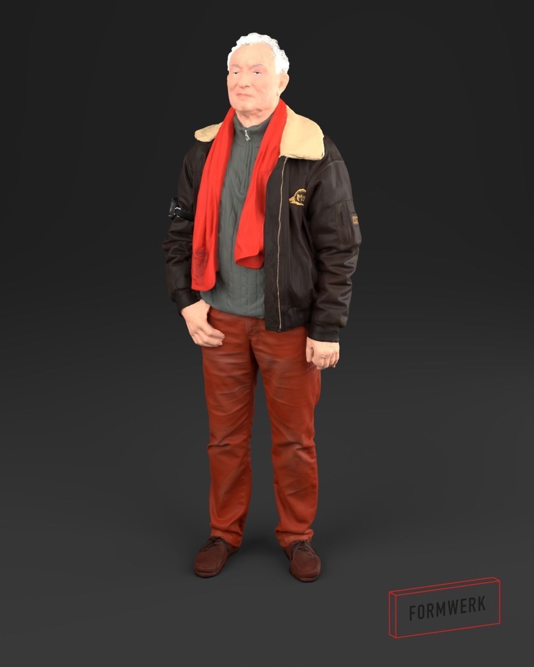 men 02 Pilot - 3D scan printable 3D print model_0
