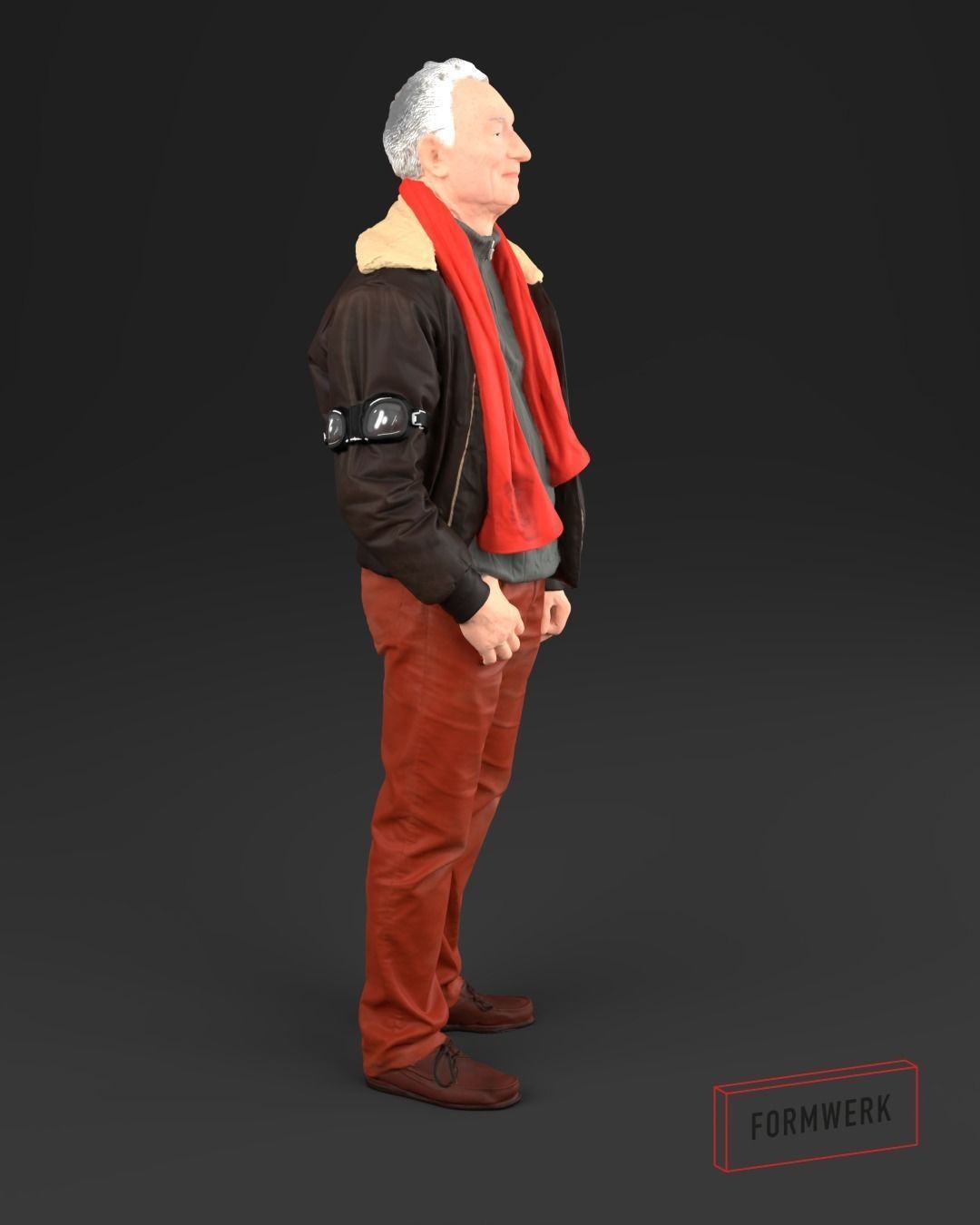 men 02 Pilot - 3D scan printable 3D print model_4