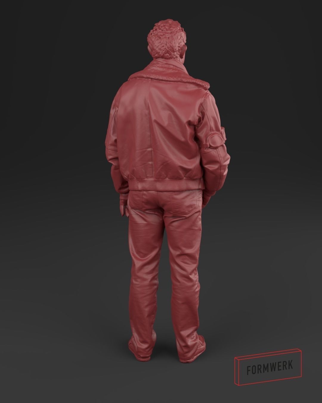 men 02 Pilot - 3D scan printable 3D print model_7