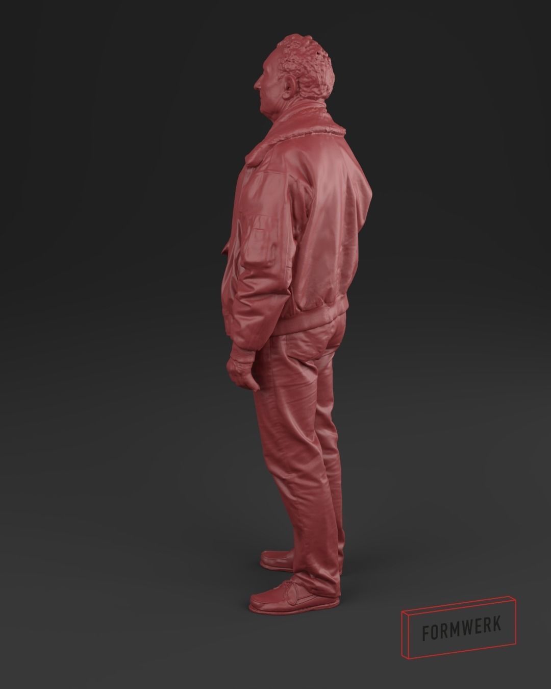men 02 Pilot - 3D scan printable 3D print model_3