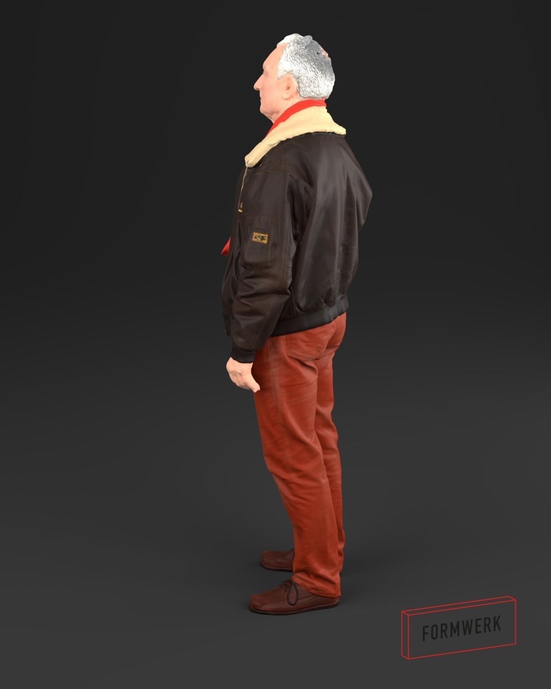 men 02 Pilot - 3D scan printable 3D print model_2