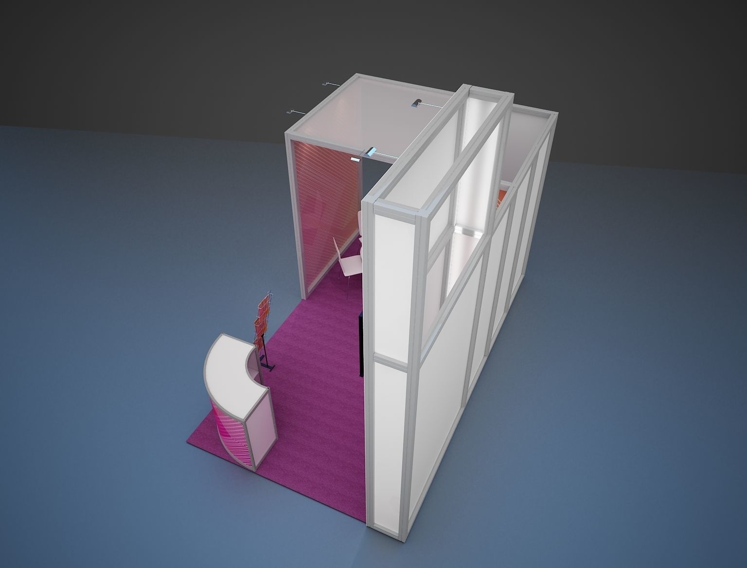 Exhibition stand octanorm maxima 2 3D model_3