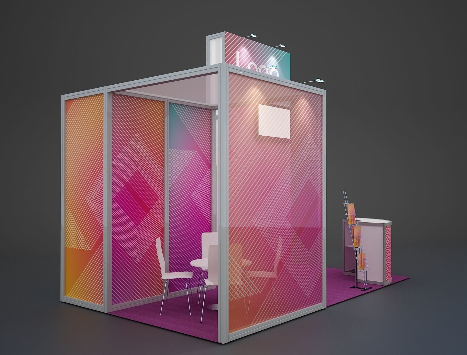 Exhibition stand octanorm maxima 2 3D model_4