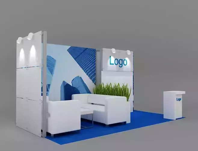 Exhibition stand 6x3 m