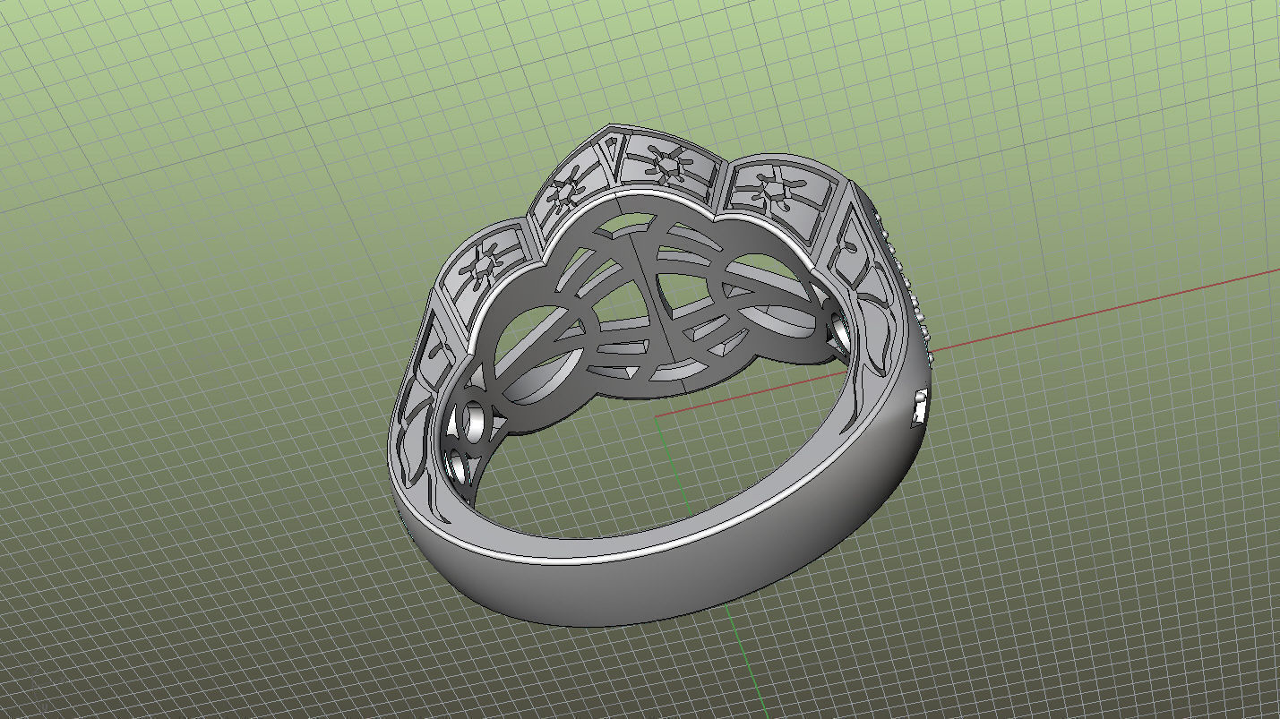 Ring man Royal 3D print model_3