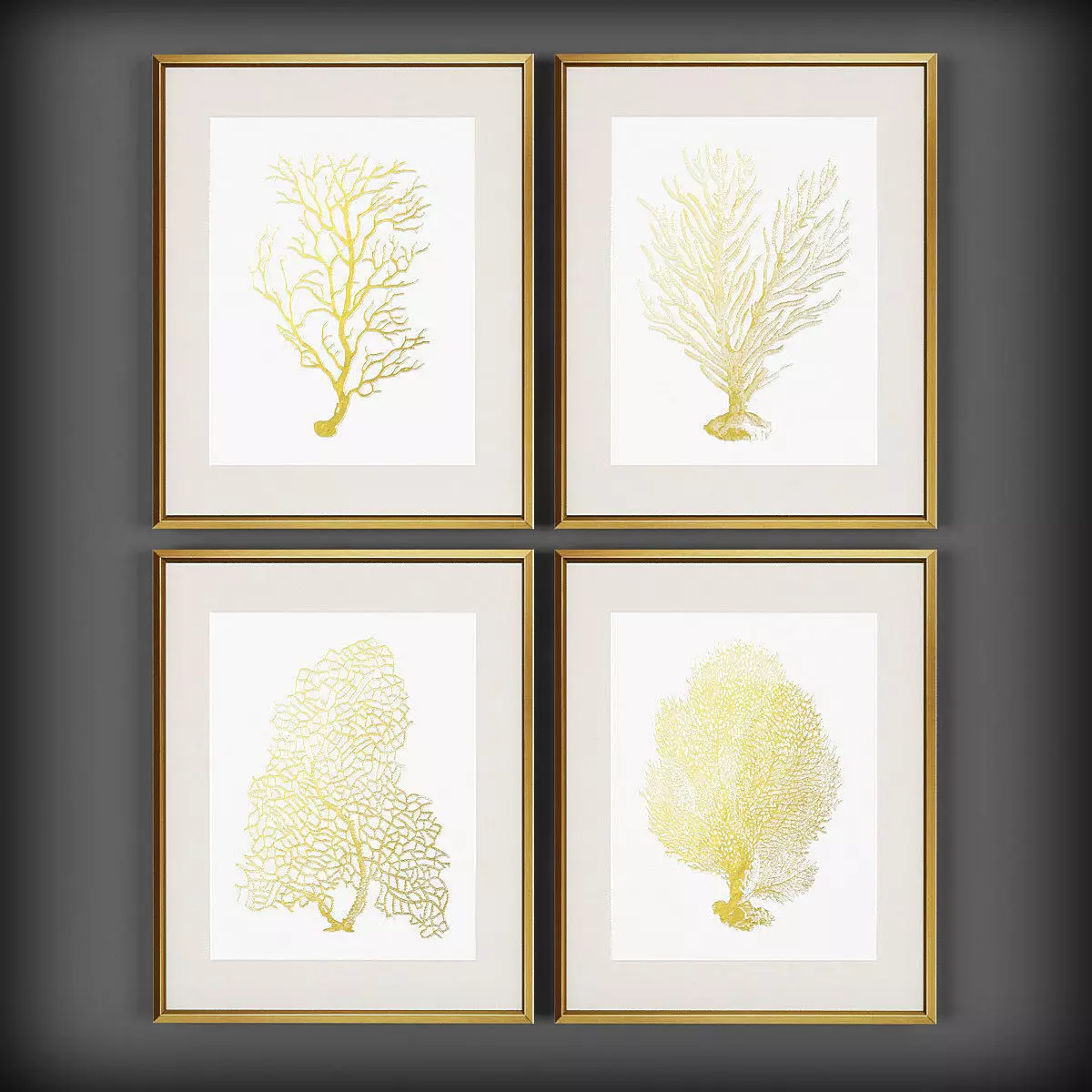 Picture Frames Low-poly 3D model_0