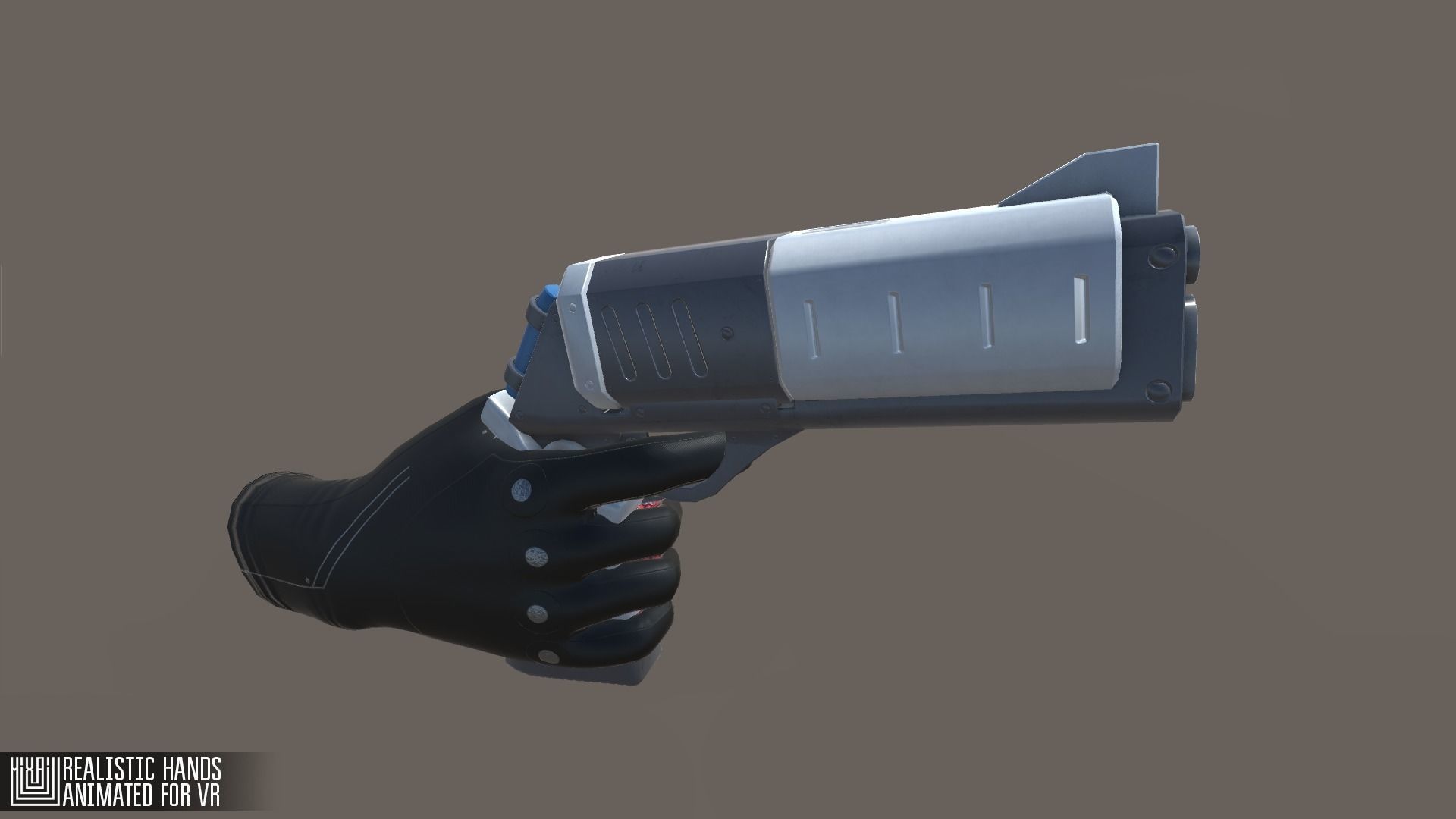 Realistic Hands - animated for VR Low-poly 3D model_18