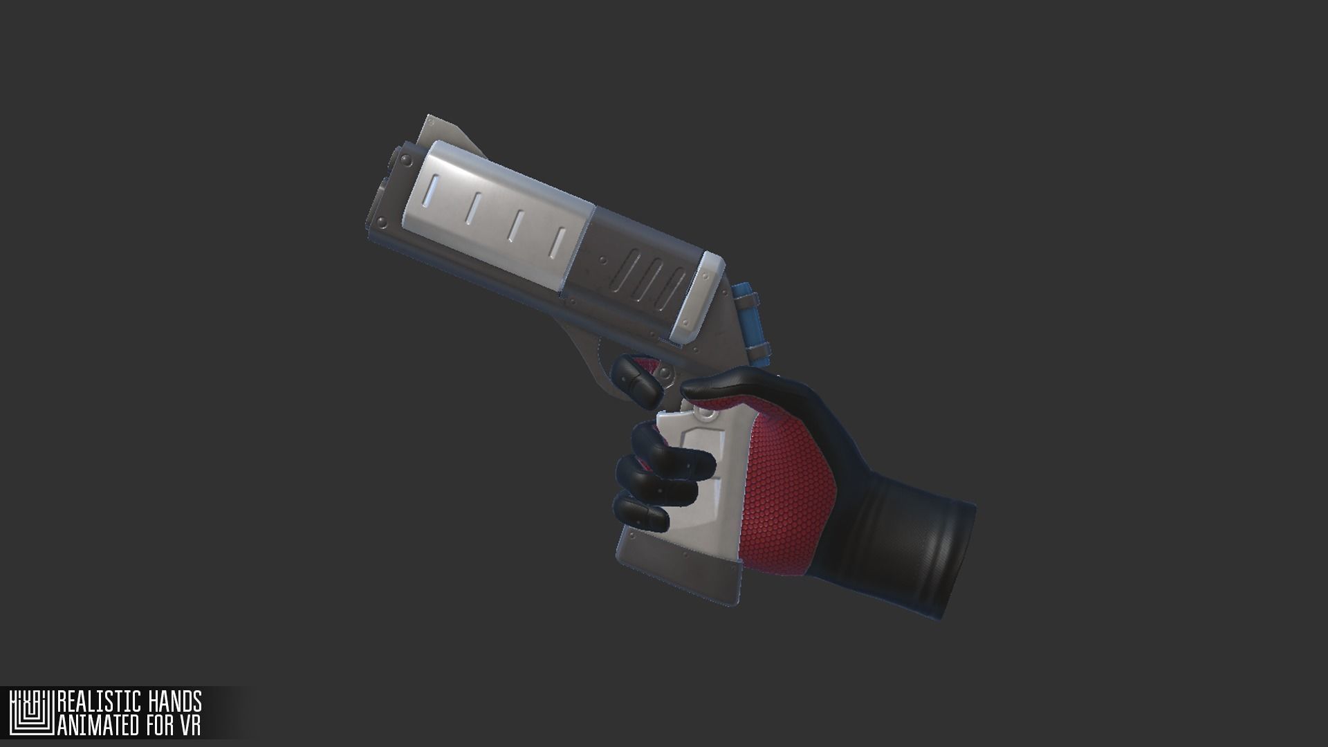 Realistic Hands - animated for VR Low-poly 3D model_10