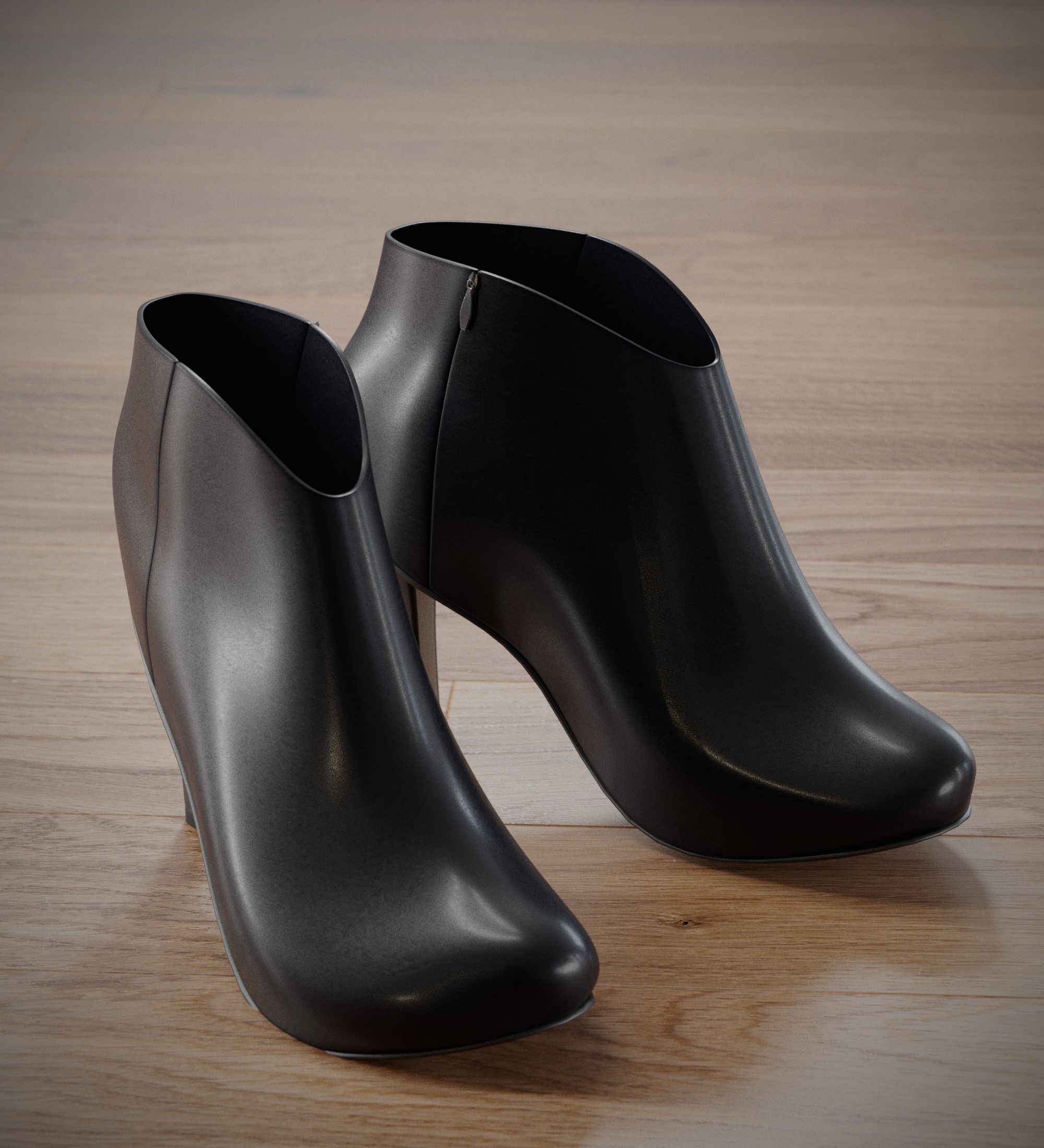 Anke boots 3D model_1