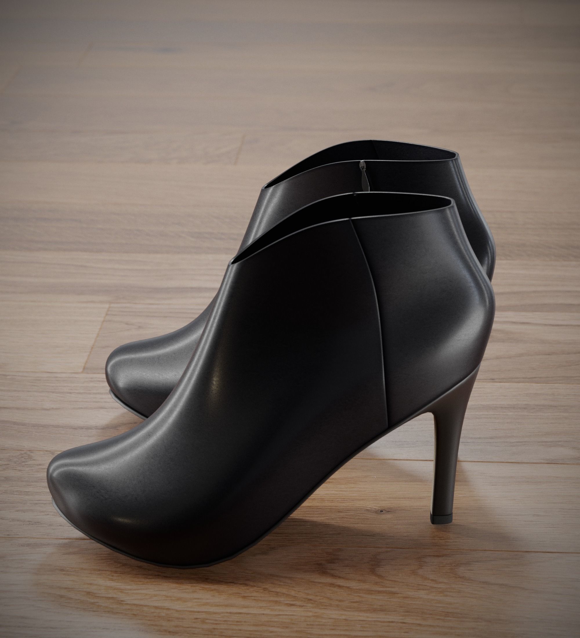 Anke boots 3D model_4