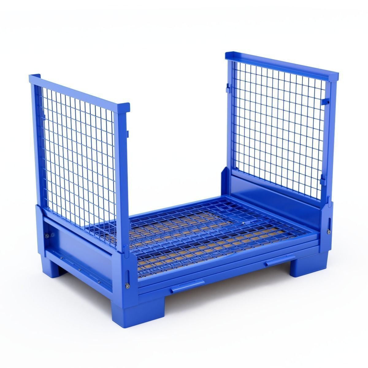 Collapsible Transportation Box Pallet 3D model_4