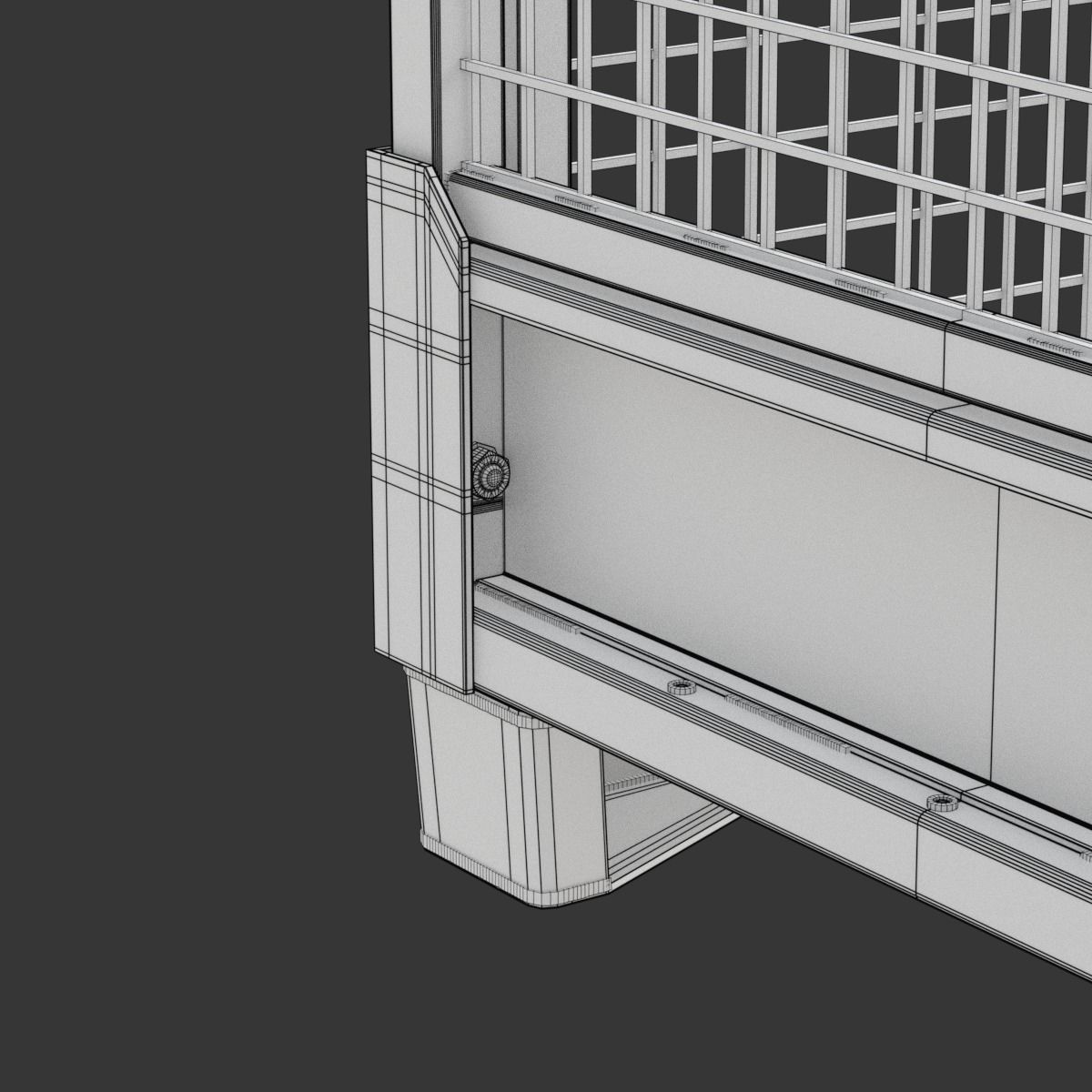 Collapsible Transportation Box Pallet 3D model_21