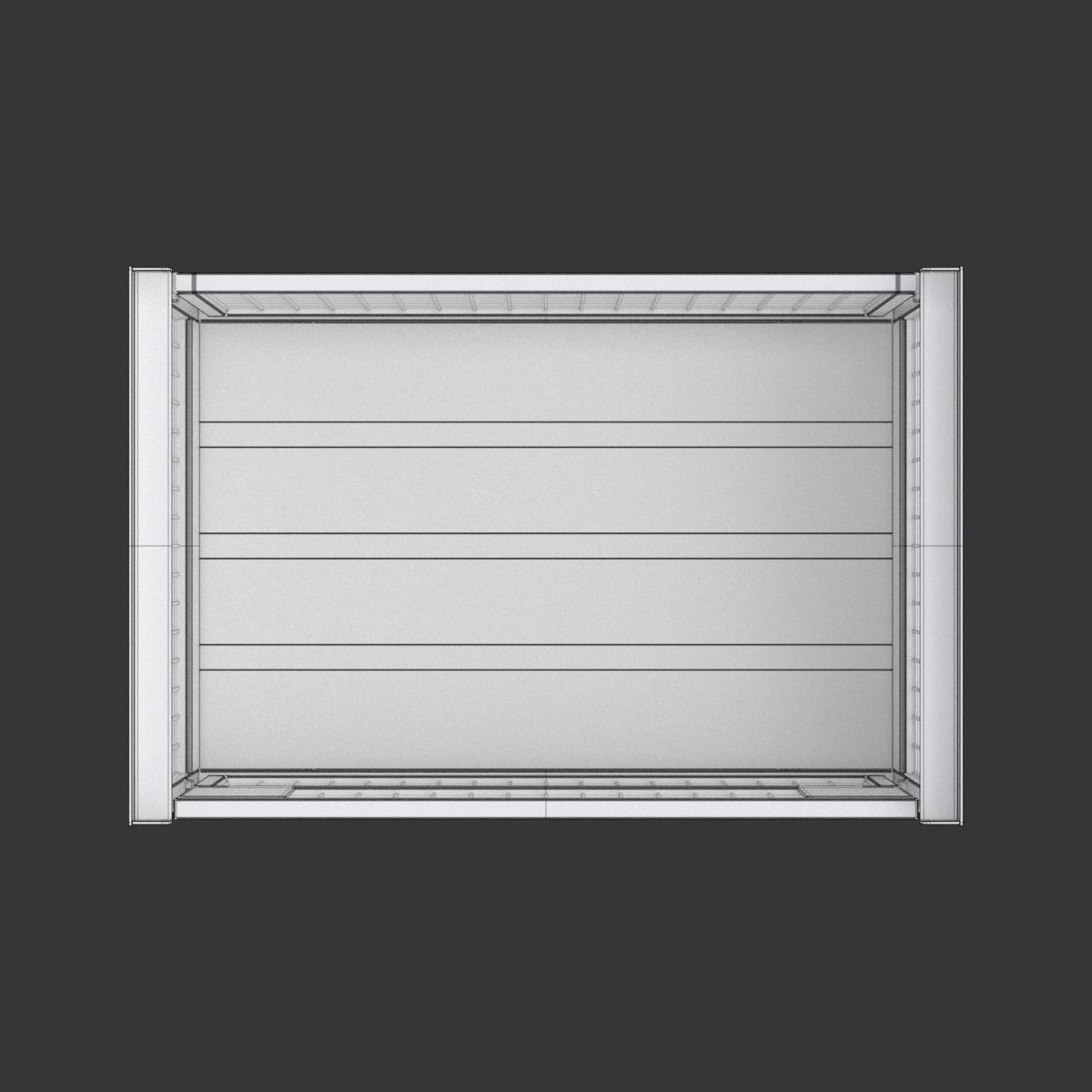 Collapsible Transportation Box Pallet 3D model_24