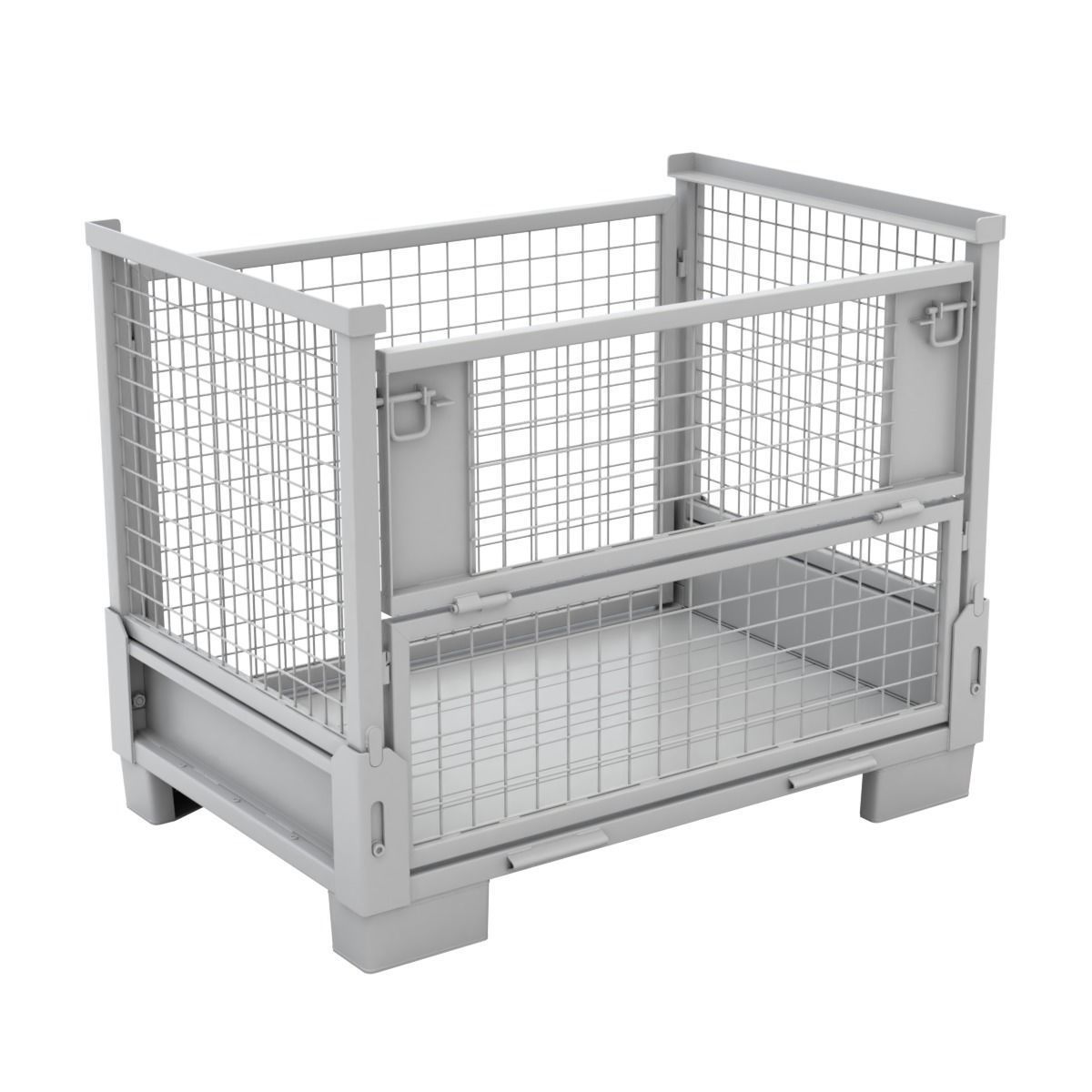 Collapsible Transportation Box Pallet 3D model_17