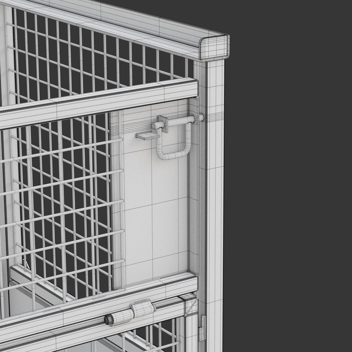 Collapsible Transportation Box Pallet 3D model_25