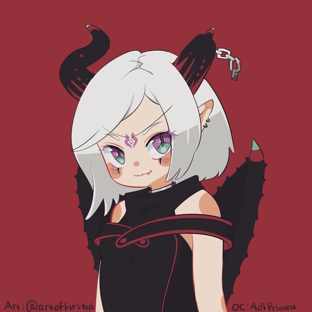 Dragon Girl  3D model_2