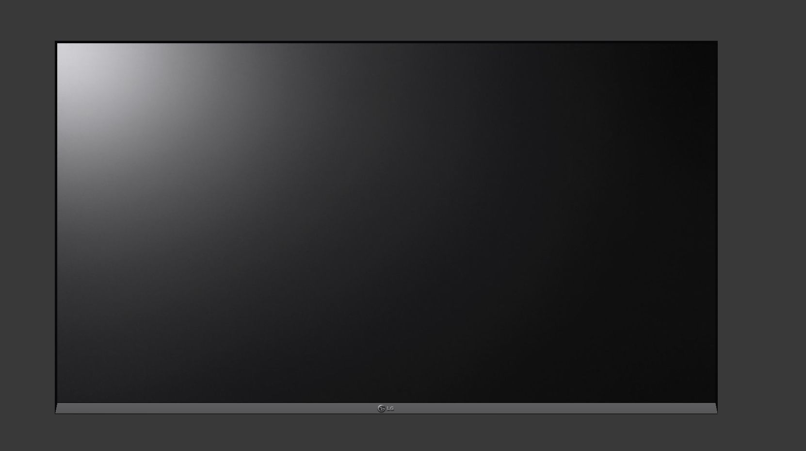 Flat Screen Wall TV Low-poly 3D model_3