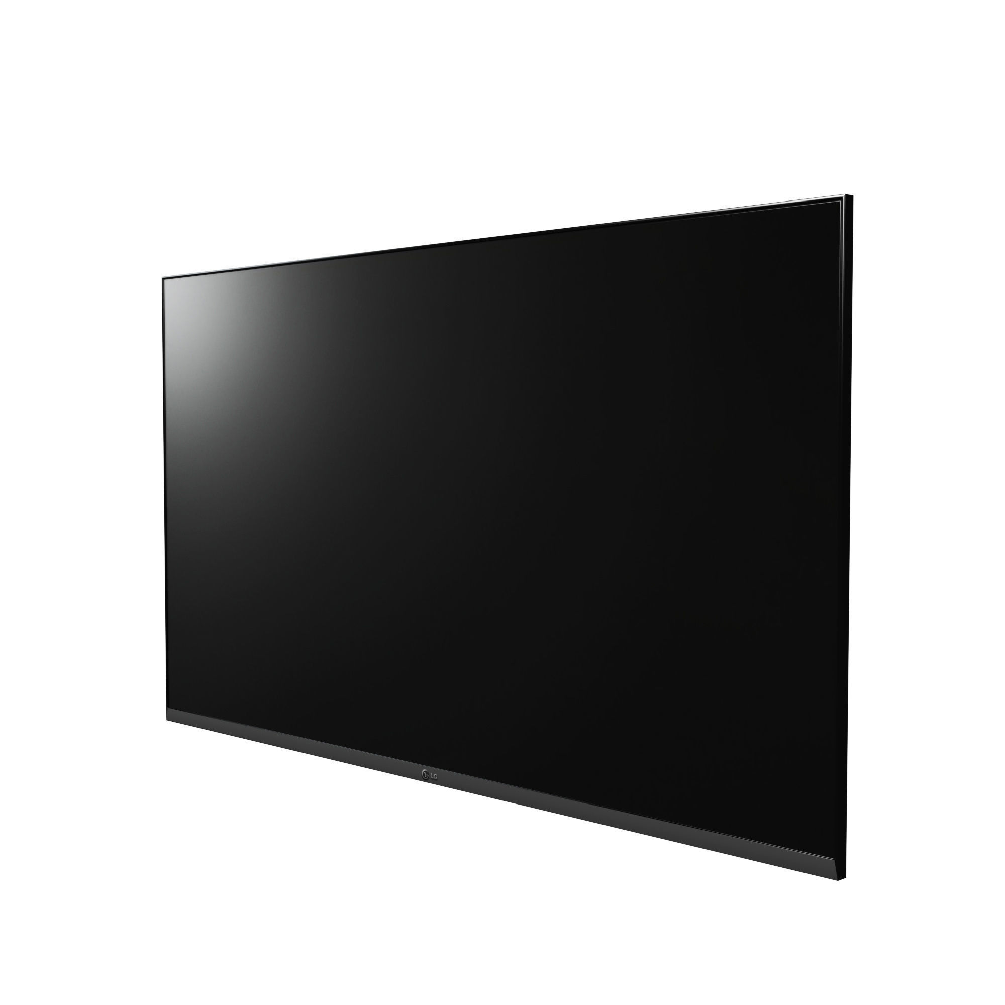Flat Screen Wall TV Low-poly 3D model_1