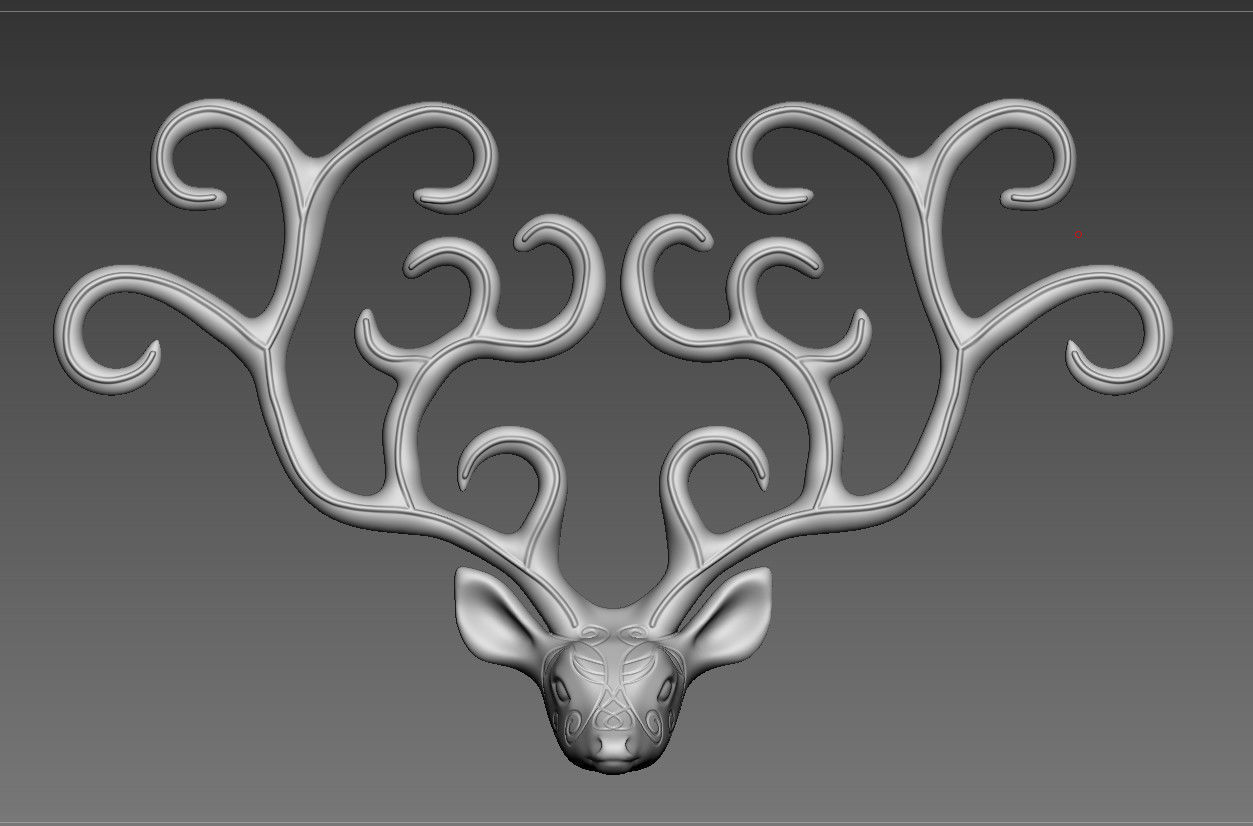 Deer head 3D model 3D printable | CGTrader