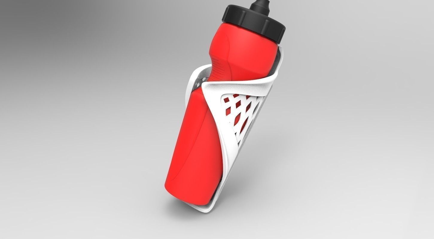 Water Bottle Holder Bicycle Accessories 3D Model 3D printable .stl