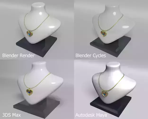 Golden Heart Medallion