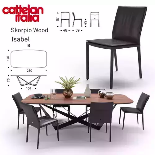 Scorpio Wood  Cattelan Italia