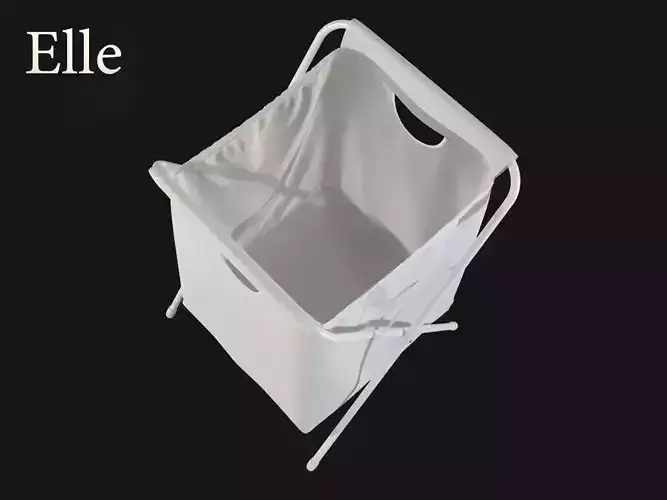 El elle laundry basket Free 3D model