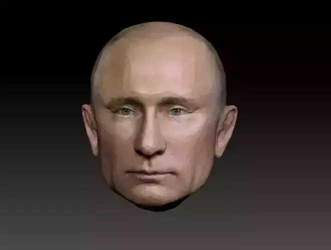 Hyperrealistic Putin 3D Head
