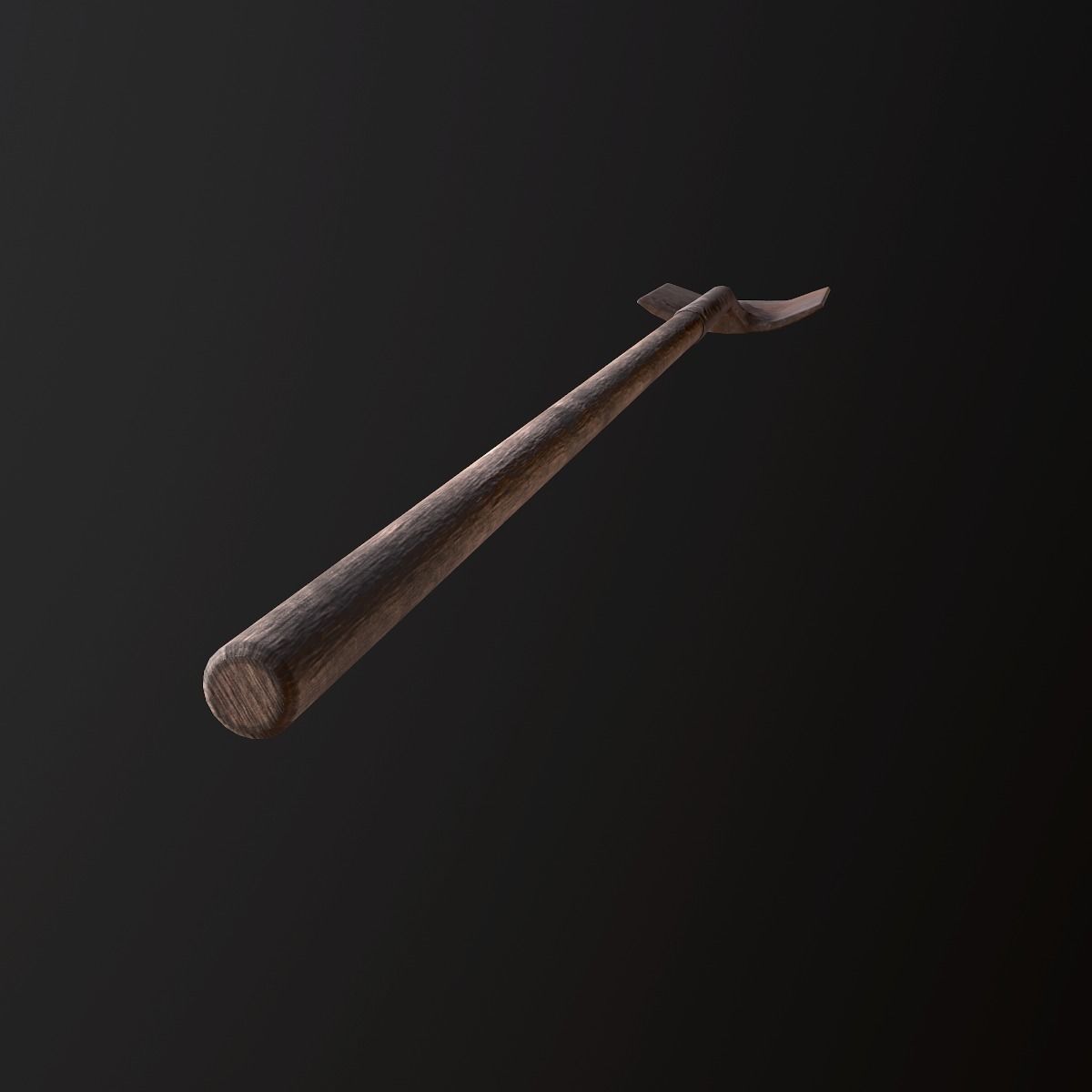 Rusty Shovel - PBR Game Ready Low-poly 3D model_3