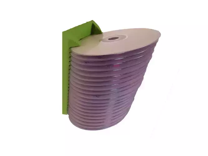 CD Holder wall mounted 3D print model
