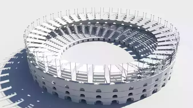 Gladiator arena 3D model
