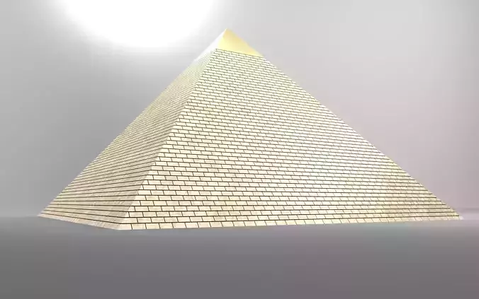 Pyramid a relief model Free 3D model