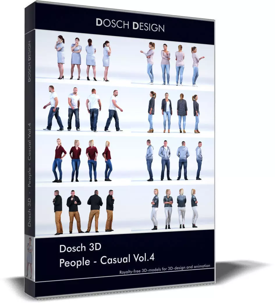Dosch 3D - People - Casual Vol4 3D model_0