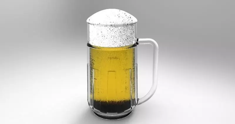 Beer mug Free 3D model