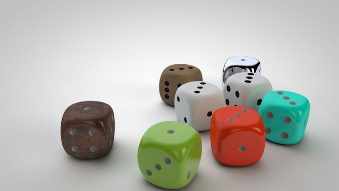 Color Dice 3D print model