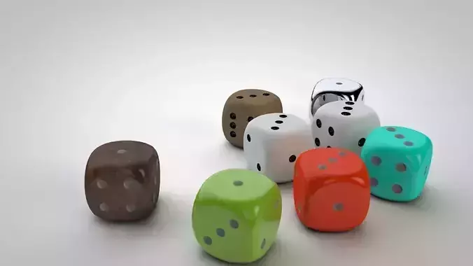 Color Dice 3D print model