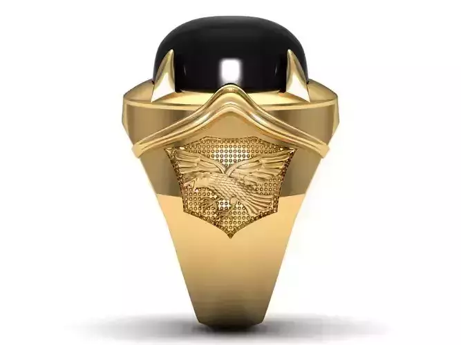 ring men gem eagle 3D print model