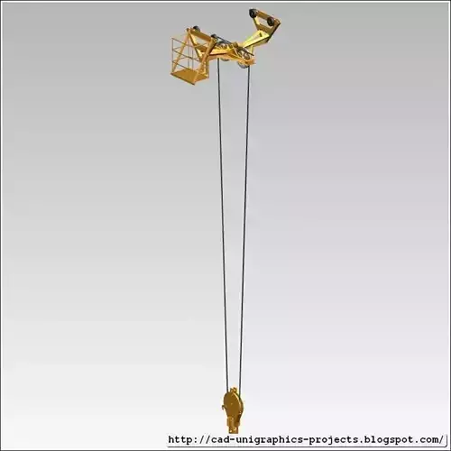 TOWER CRANE -Trolley- Free 3D model