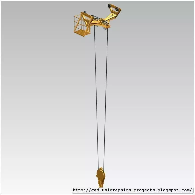 TOWER CRANE -Trolley- Free 3D model_0