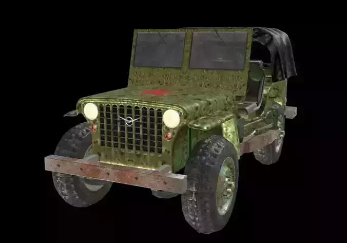 Russian military jeep