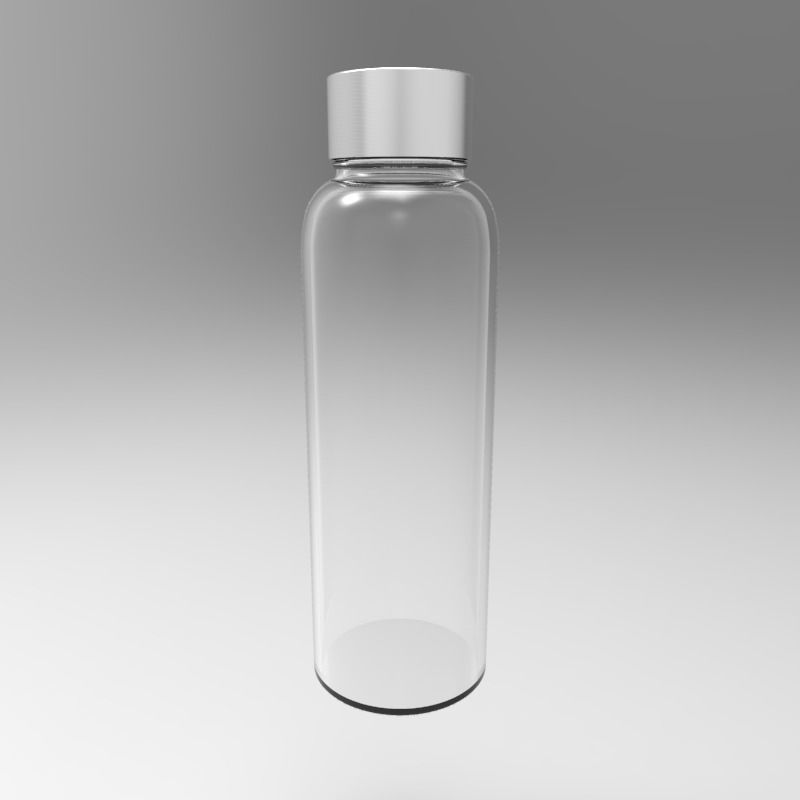 3D STL model of a bottle 3D model_4